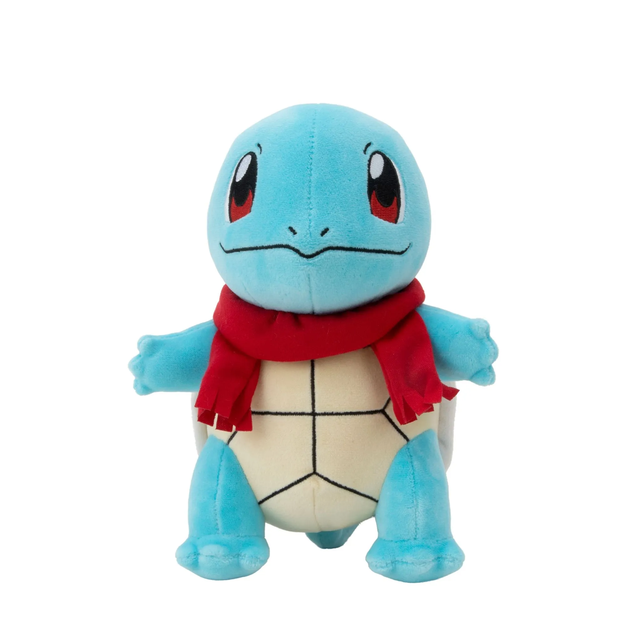 Pokemon Seasonal Holiday 8 Inch Plush - Squirtle With Red Scarf