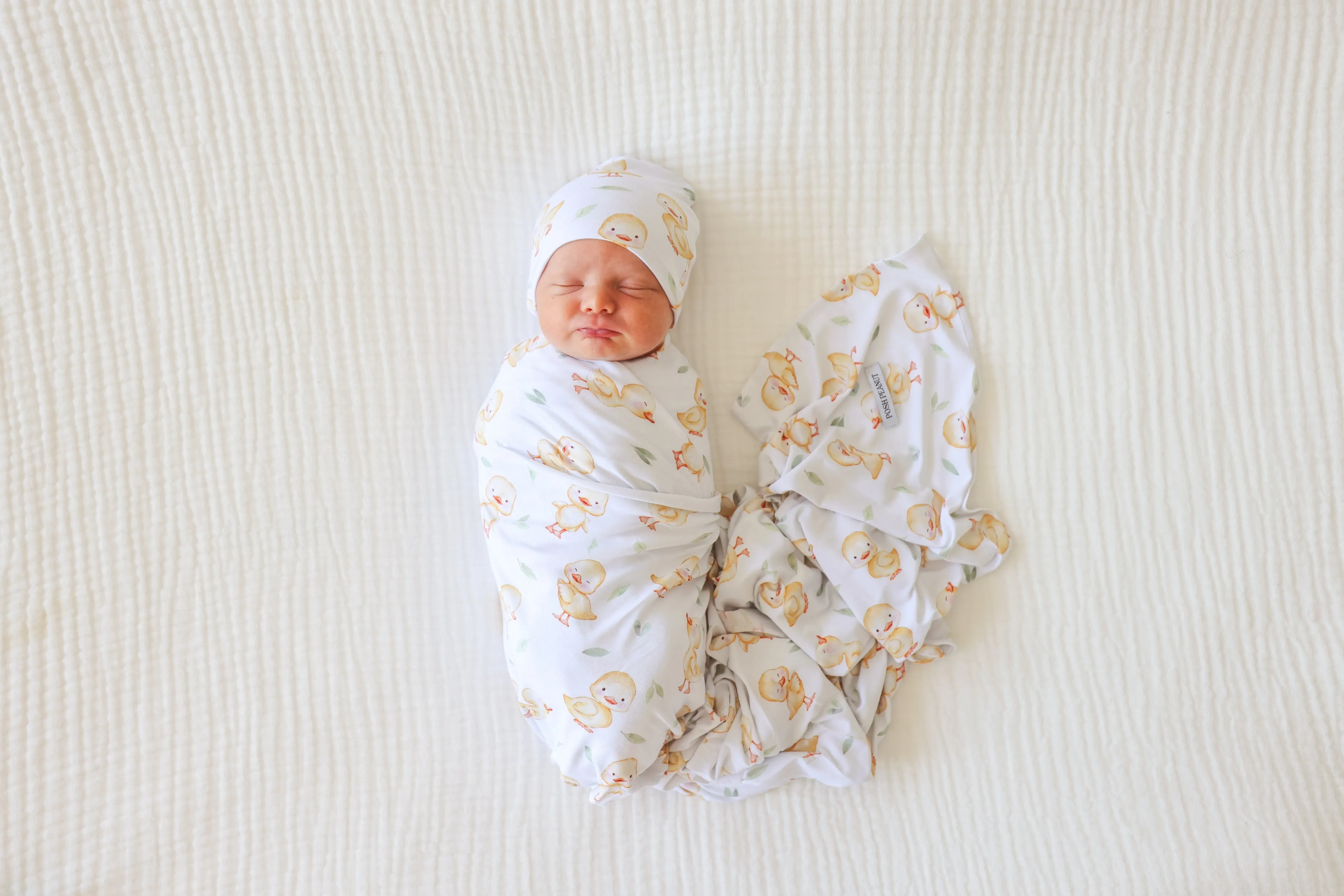 Posh Peanut Vadim Infant Swaddle & Beanie Set