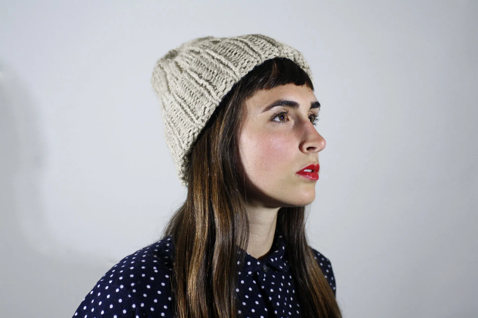 Quarry Toque, Hand Knit in Alpaca Merino Wool, soft and lightweight fall accessory