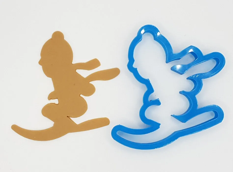 Skier Cookie Cutter 10cm