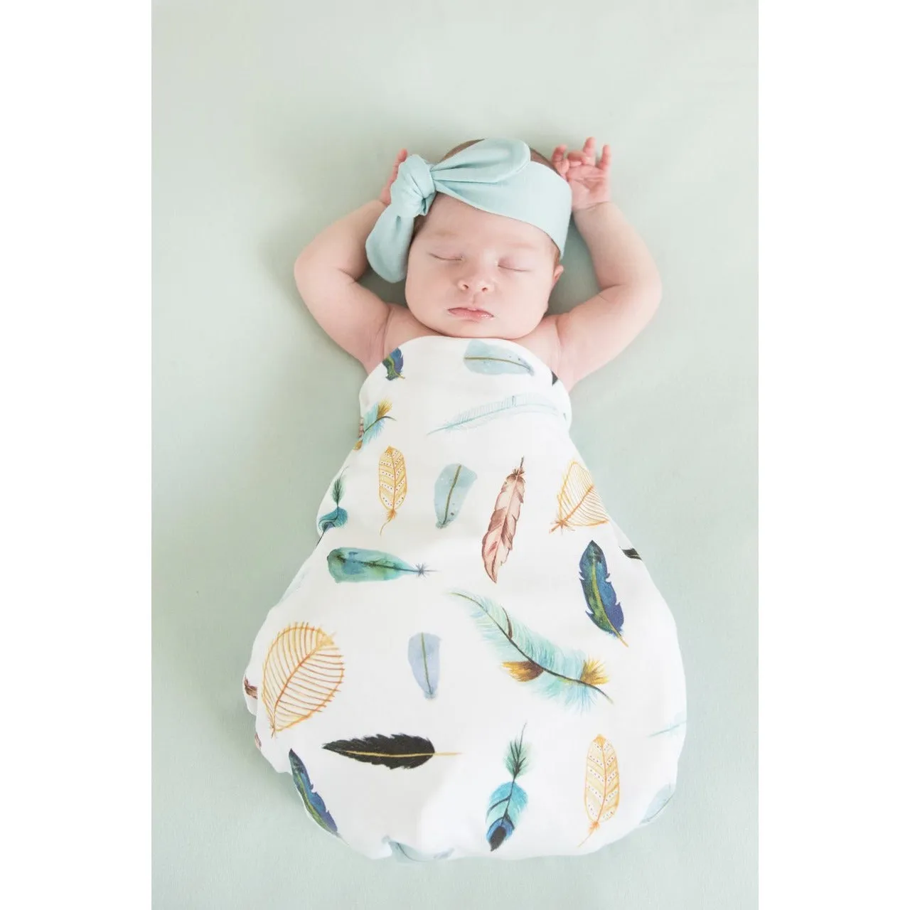 Snuggle Hunny Kids - Jersey Baby Wrap Swaddle & Beanie (Set) - Dreamweaver