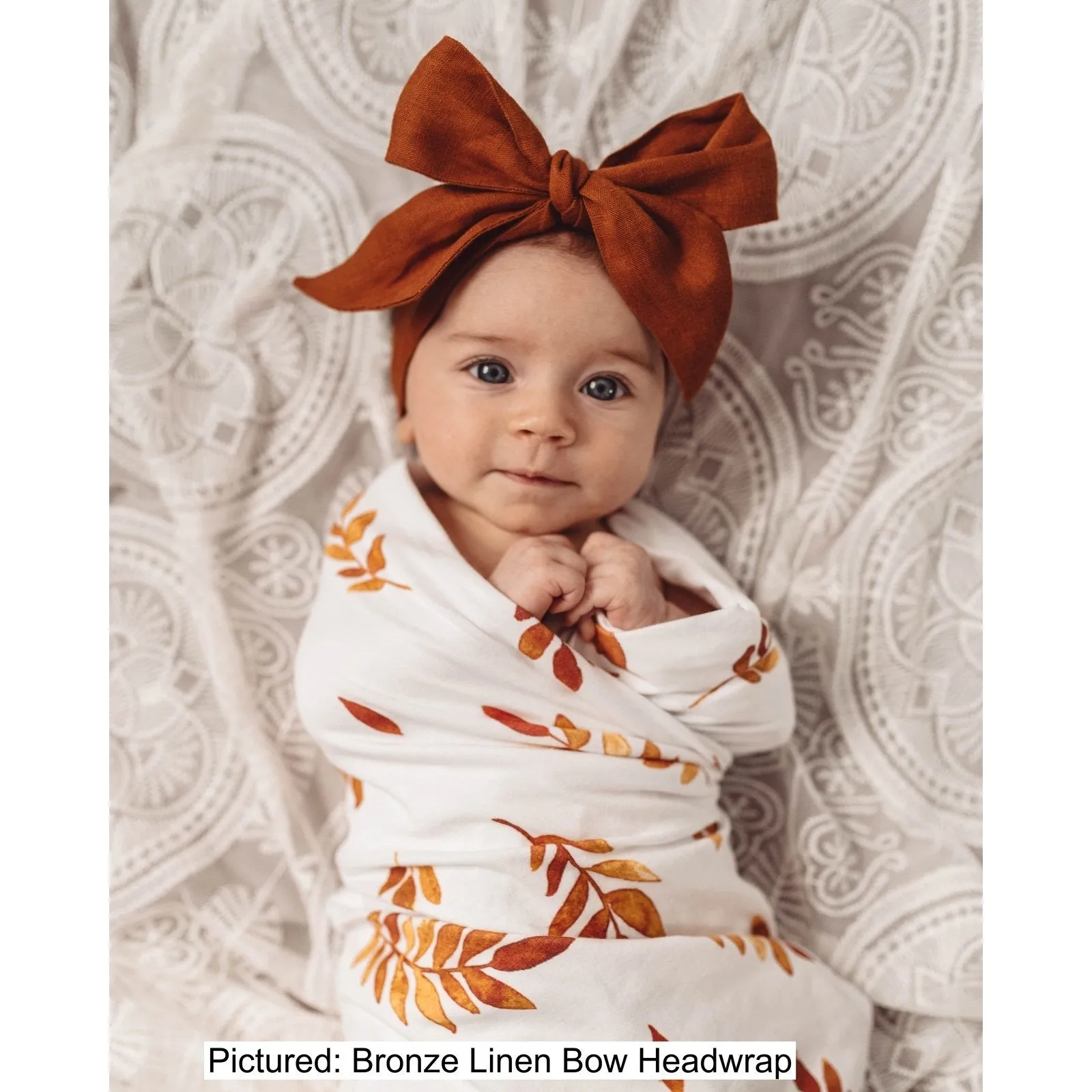 Snuggle Hunny Kids - Jersey Baby Wrap Swaddle & Beanie (Set) - Wildfire