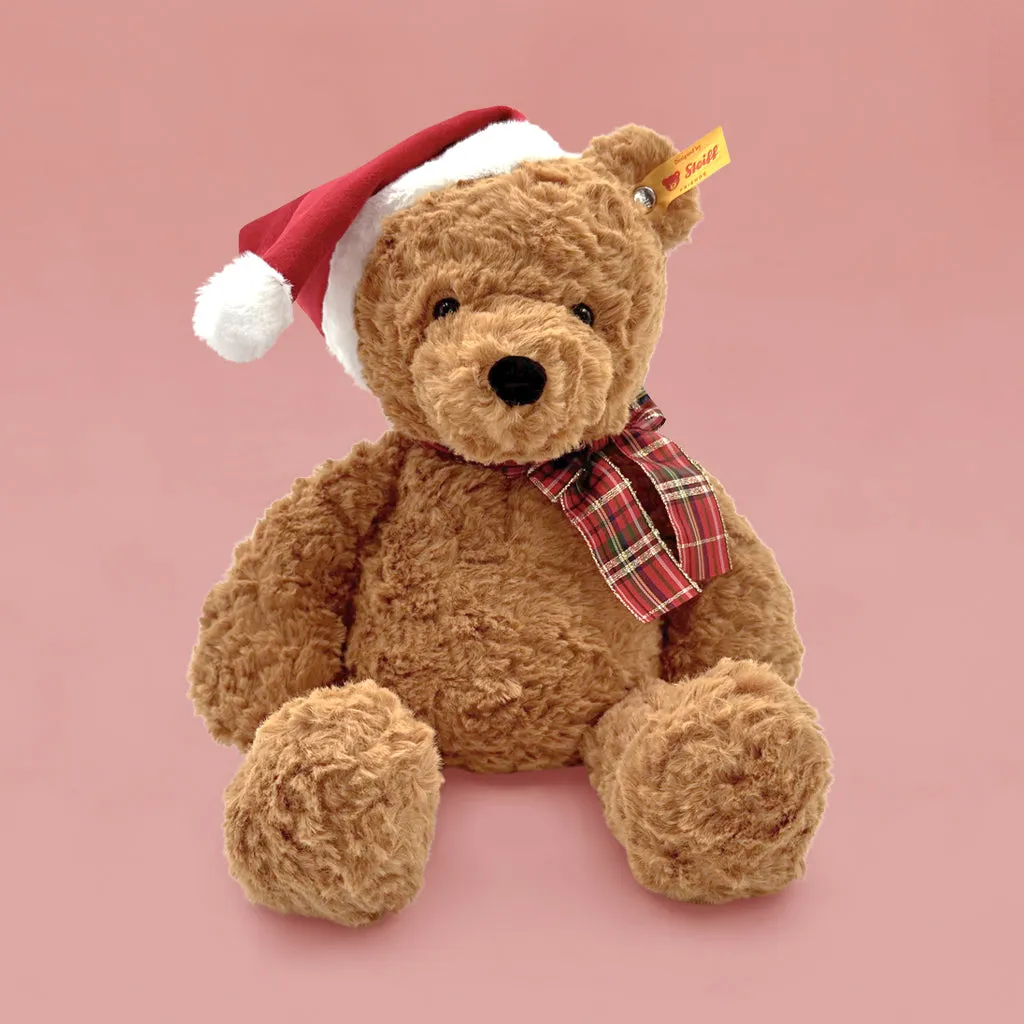 Steiff Jimmy Christmas Bear with Personalised Red Stocking Gift Set