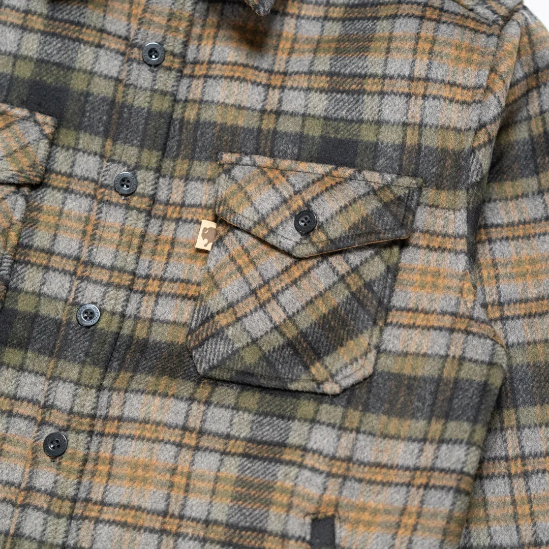 Yukon Wool Shirt Jac | Timber Moss Plaid